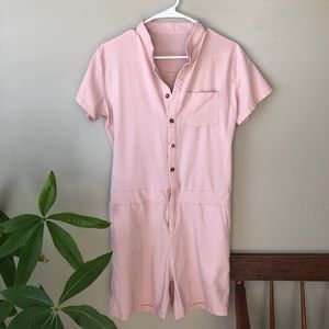 PINK man romper